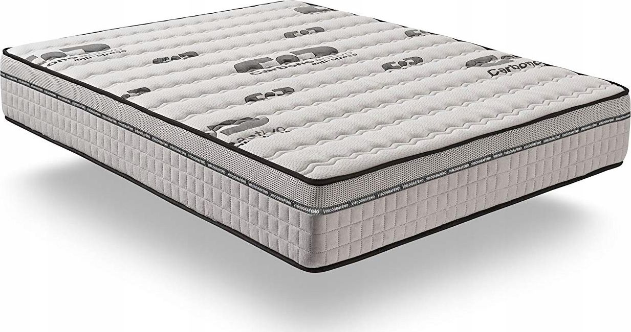 Naturalex Materac Naturalex VISCO CARBON Lateks Memory 25cm H5 180x200