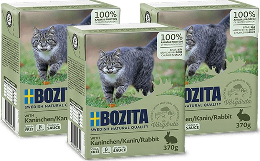 Bozita BOZITA Cat Królik W Sosie 3x370g
