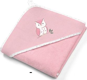 BabyOno 539/03-OKRYCIE KĄPIELOWE WELUROWE-RĘCZNI K Z KAPTURKIEM 85X85 CM