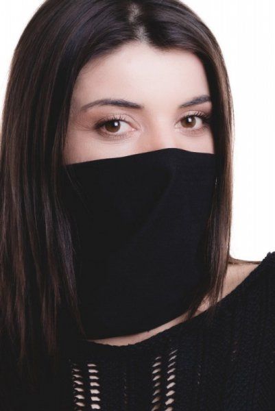 Carmani Komin, chusta z gładkiej tkaniny