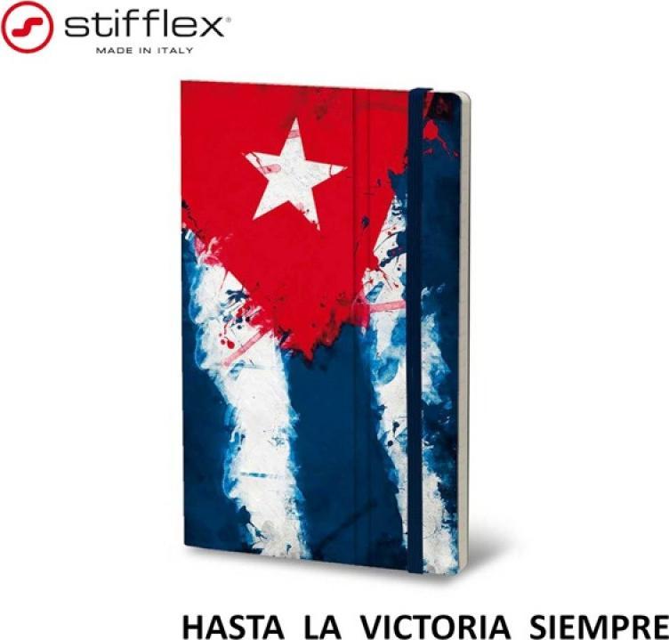 Stifflex Notatnik STIFFLEX, 13x21cm, 192 strony, Hasta la Victoria Siempre