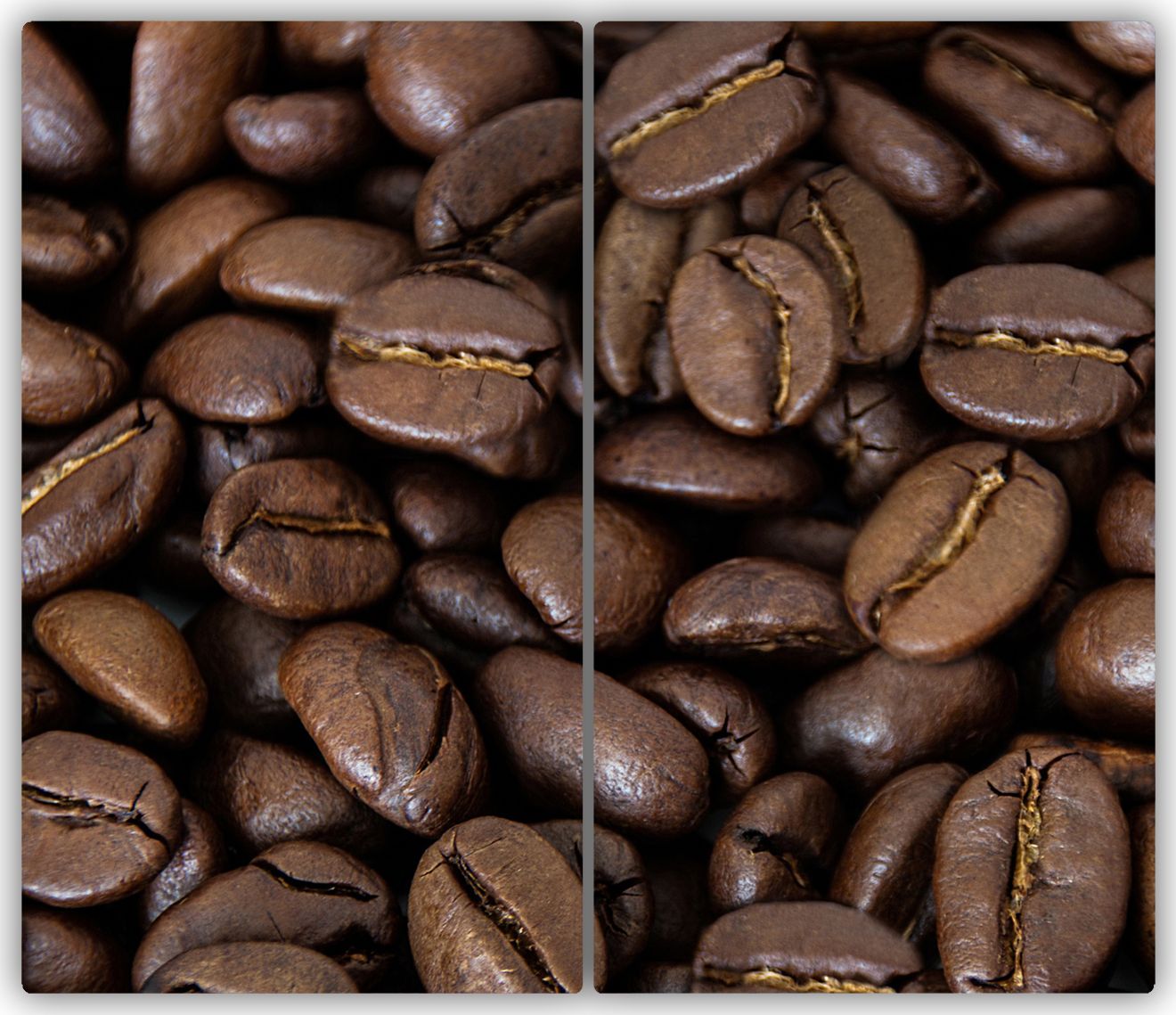 Deska do krojenia Tulup szklana Ziarna kawy 13 52x30cm 2szt.