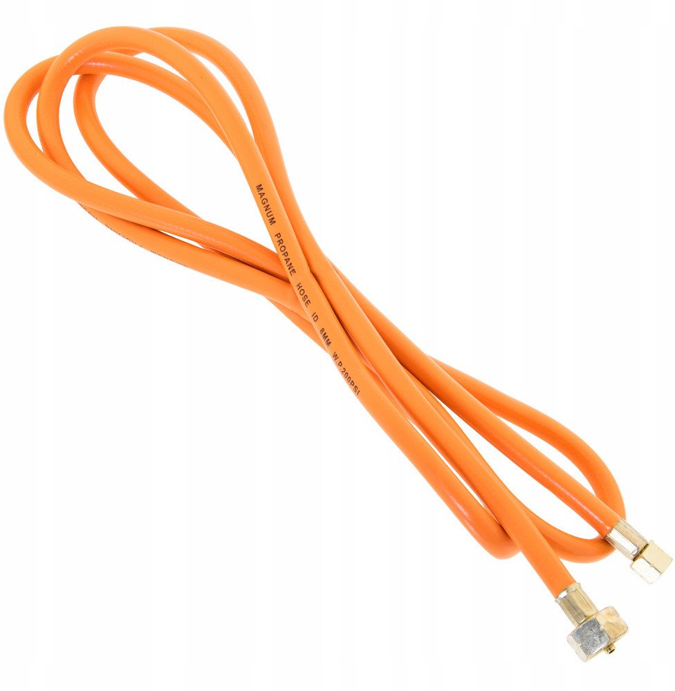 Wąż gazowy Propan-Butan 5m zakuty przyłącz 21.8-3/8"LH