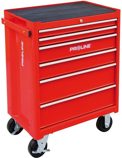 Wózek narzędziowy Pro-Line 6 szuflad z wyposażeniem (33117)