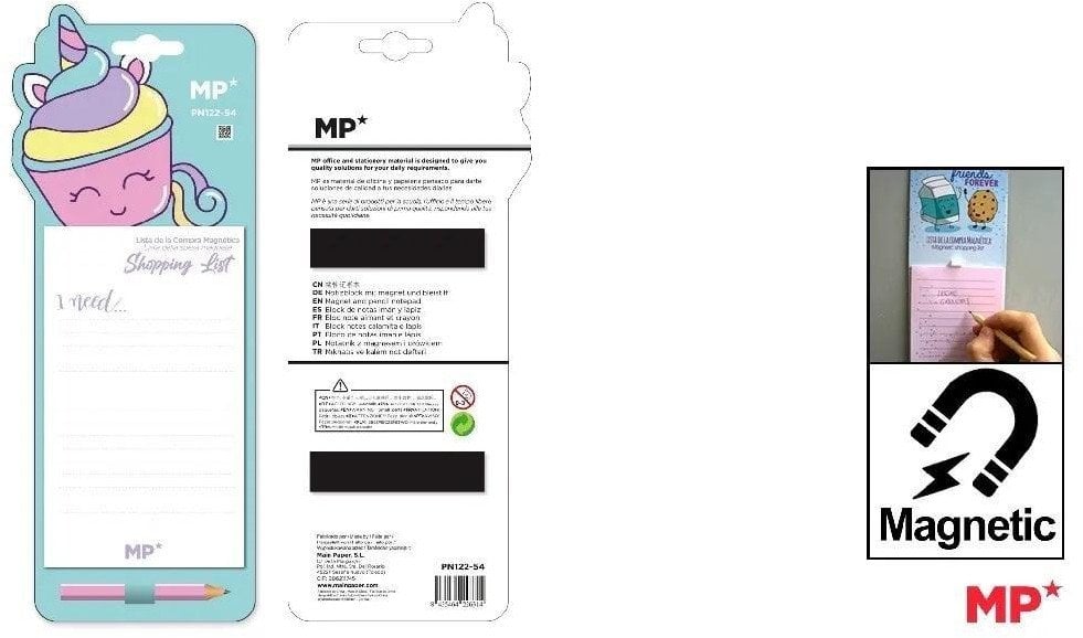 Notes magnetyczny na lodówkę z ołówkiem