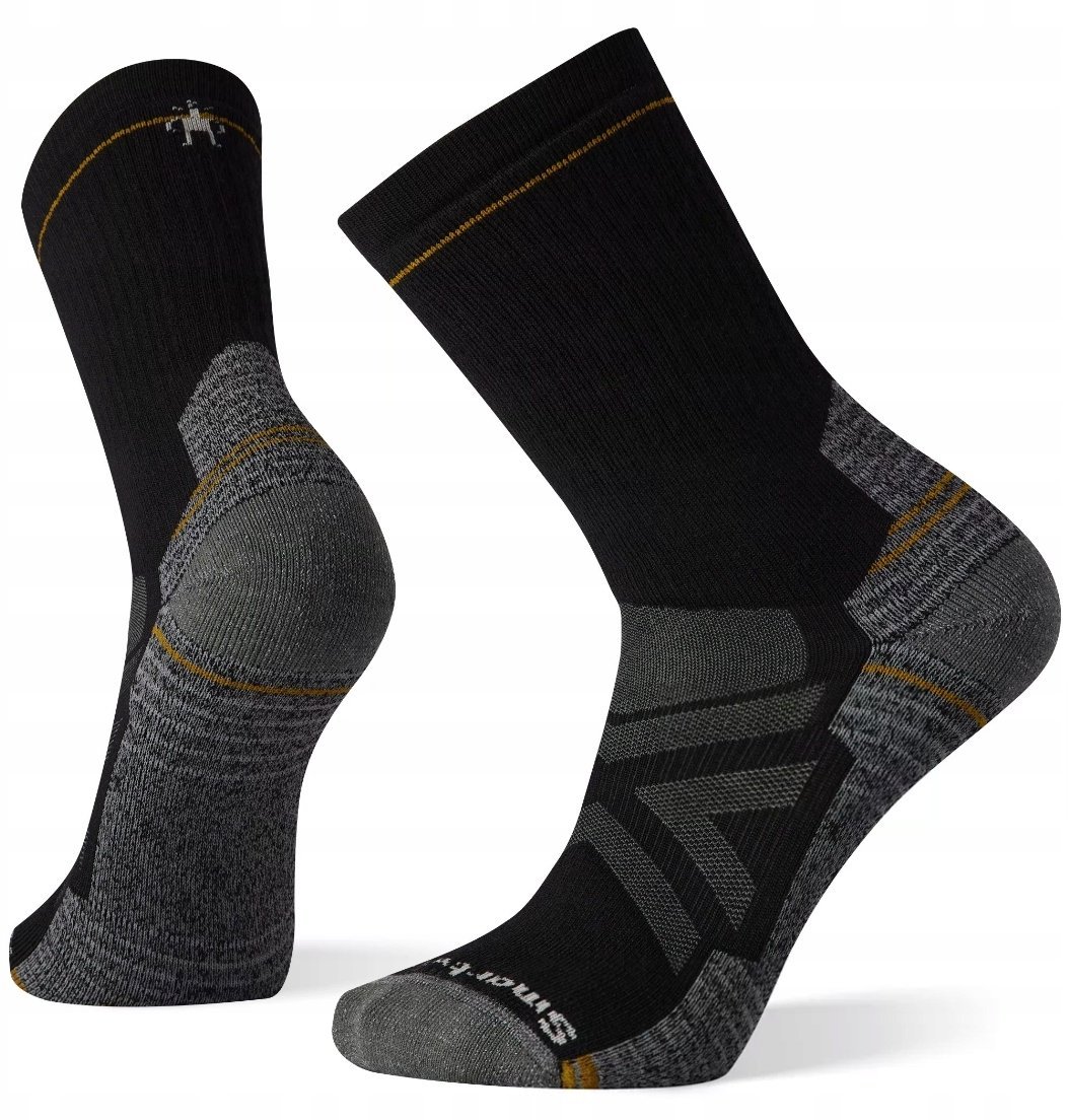 U'S Hike Full Cushion Crew Socks, 001 | black, S