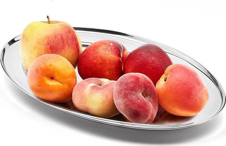 Tadar Półmisek metalowy patera Tadar 30 cm owalny