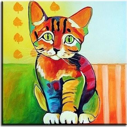 GO-BI Obraz - Dziecięce - olejny, ręcznie malowany 60x60cm uniwersalny