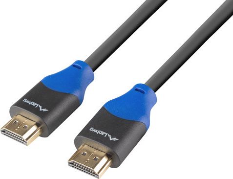 Kabel Lanberg HDMI - HDMI 1m czarny (CA-HDMI-15CU-0010-BK)