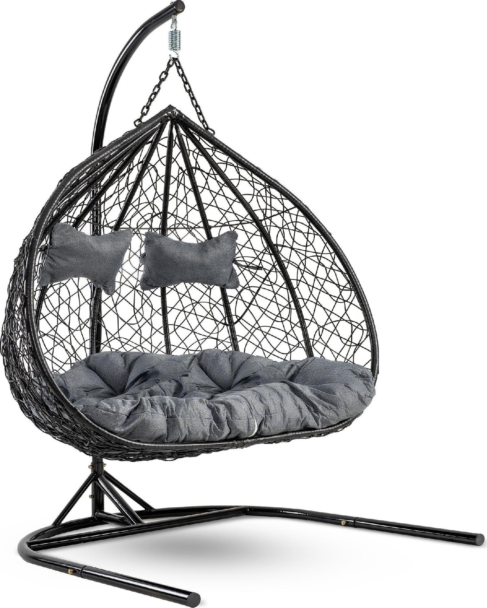 Corciano FOTEL WISZĄCY 2osobowy LiliaII KOSZ KOKON HUŚTAWKA