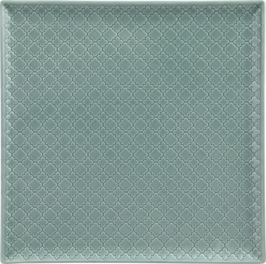 Lubiana Talerz płytki kwadratowy 30,5cm Marrakesz morski