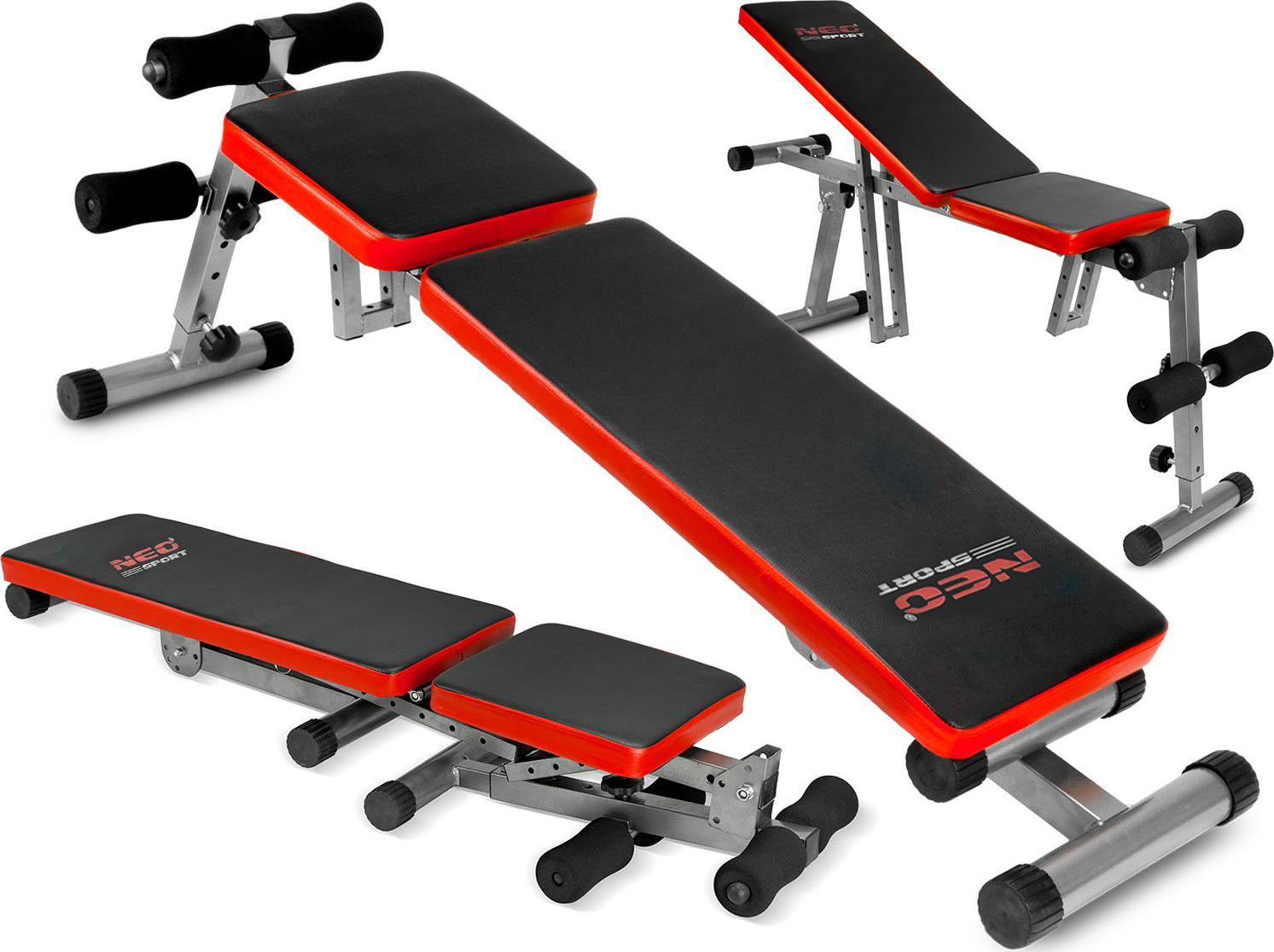 Neo-Sport Ławeczka do ćwiczeń łamana NS-212
