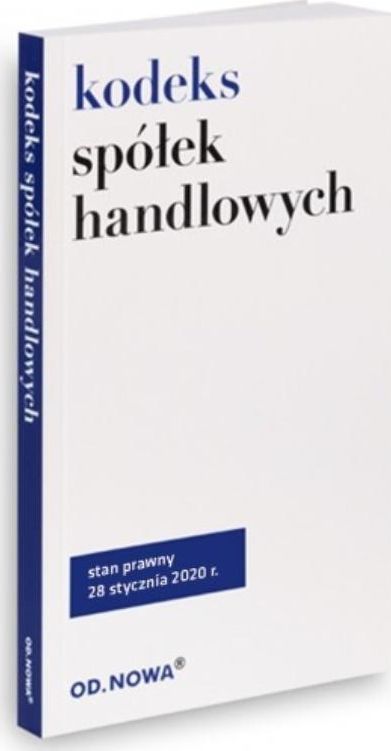 Kodeks spółek handlowych 28.01.2020