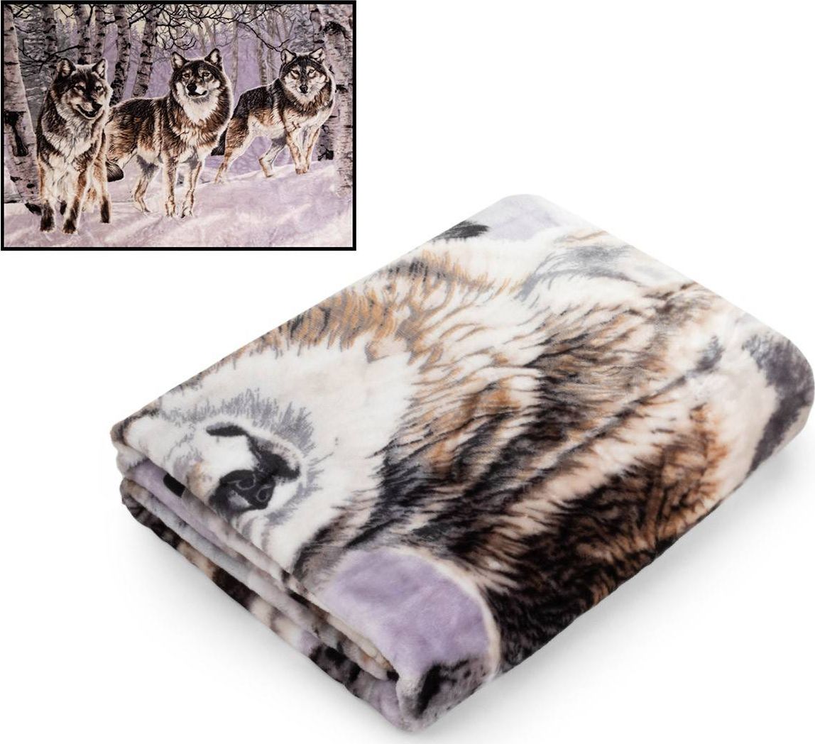 Elway Koc Akryl Kolorowy nr A-826-1 Wilki 160x210