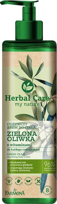 Farmona Farmona Herbal Care Odżywczy Krem do ciała Zielona Oliwka 400ml