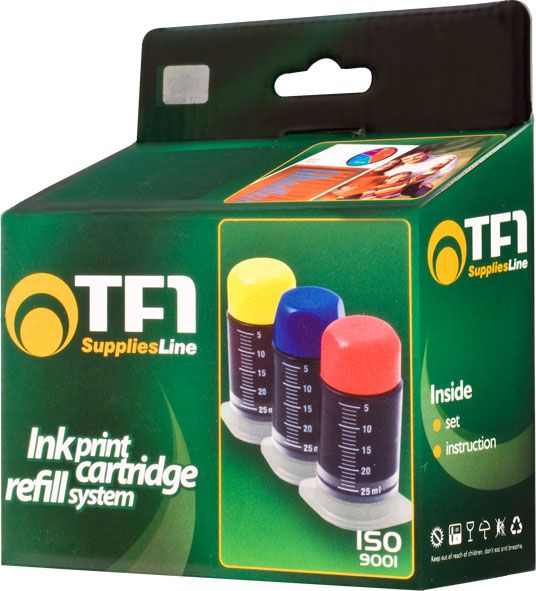 Tusz TelForceOne Zestaw do napełniania tuszy TFO SH-2 3x10ml (HP 22, 28, 57) - T_0008618