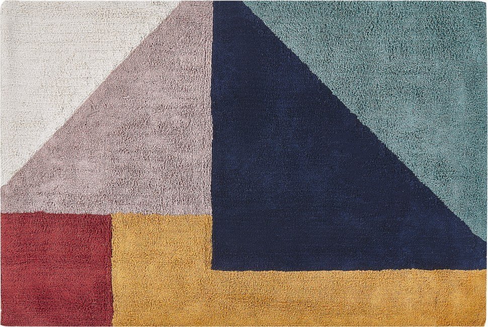 Beliani Dywan bawełniany 140 x 200 cm wielokolorowy JALGAON!