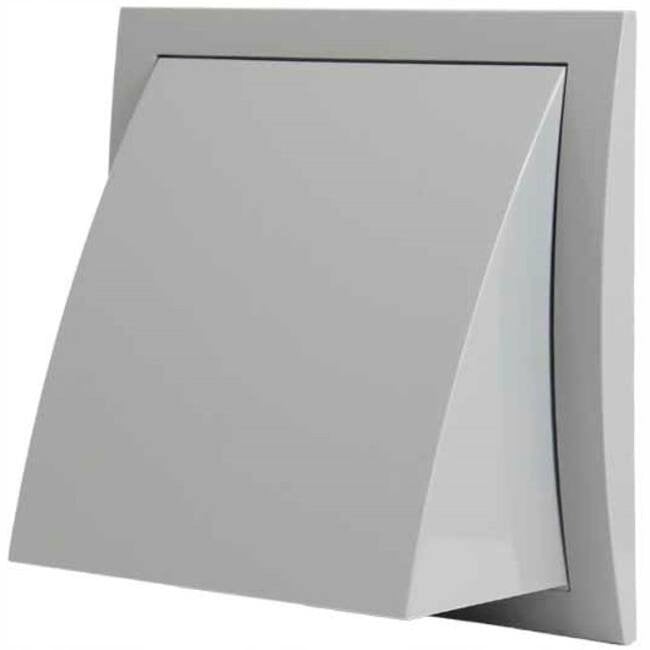 VENT.GRILLE PLASTIC 190X190MM 125MM EXT.
