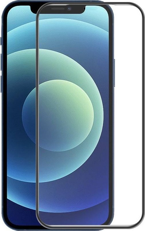 Szkło Hartowane 5D IPHONE 12 / 12 PRO Full Glue Koperta czarne