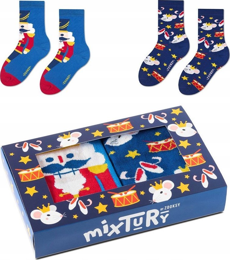 Zooksy Zestaw ZOOKSY Skarpetki dziecięce mixTURY Bajkowe rozm. 30-35