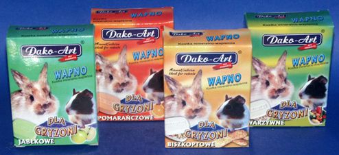 Dako-Art WAPNO D/GRYZON.POMARAN.-DUZA KOST.90G