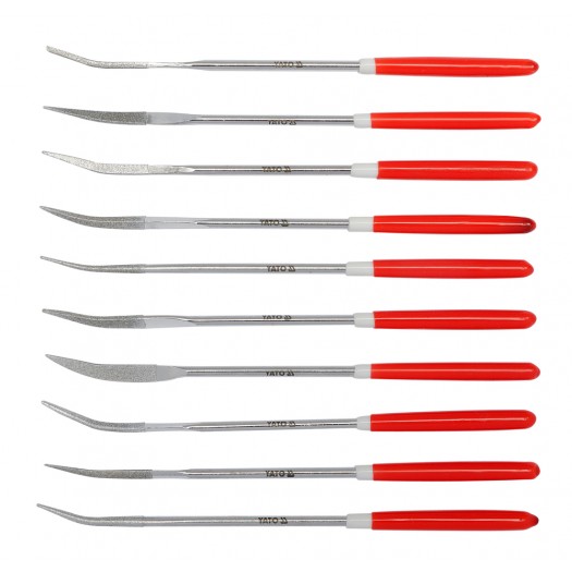 Yato Pilniki diamentowe iglaki 3x140x30mm 10szt. YT-6146