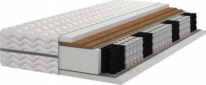 e-goodnight MATERAC POCKET 7 STREF 2X KOKOS 110x190 22 cm H3/H5