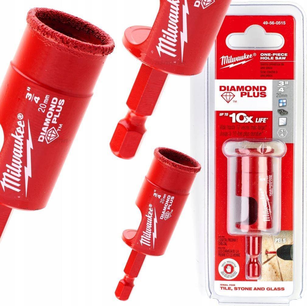 Wiertło Milwaukee WIERTŁO DIAMENTOWE MILWAUKEE DIAMOND PLUS 20mm