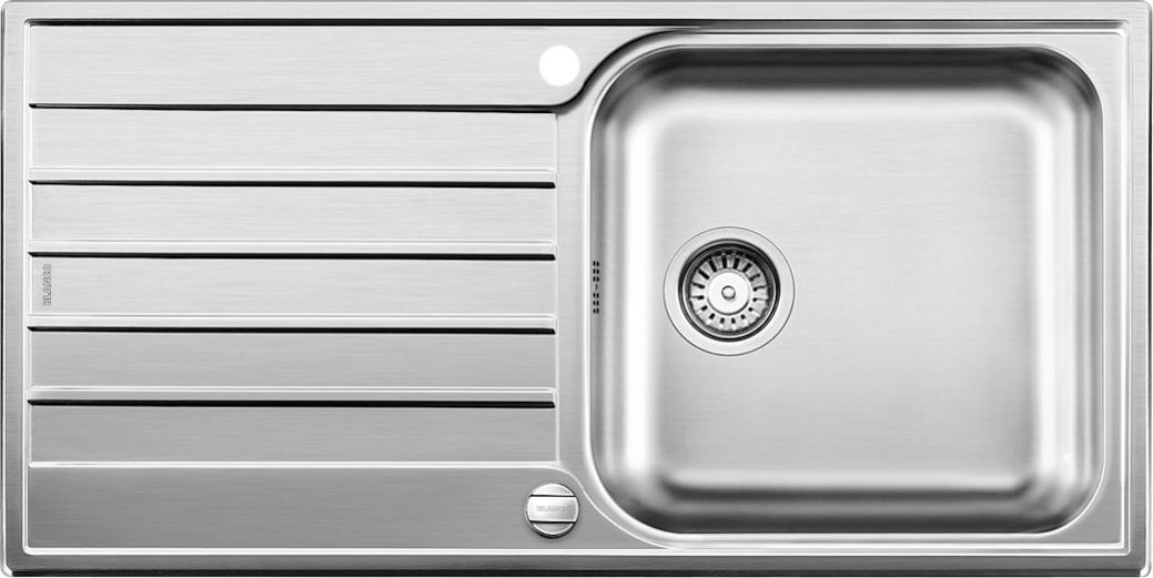 Zlewozmywak Blanco Livit XL 6 S stal szczotkowana z korkiem automatycznym (518519)