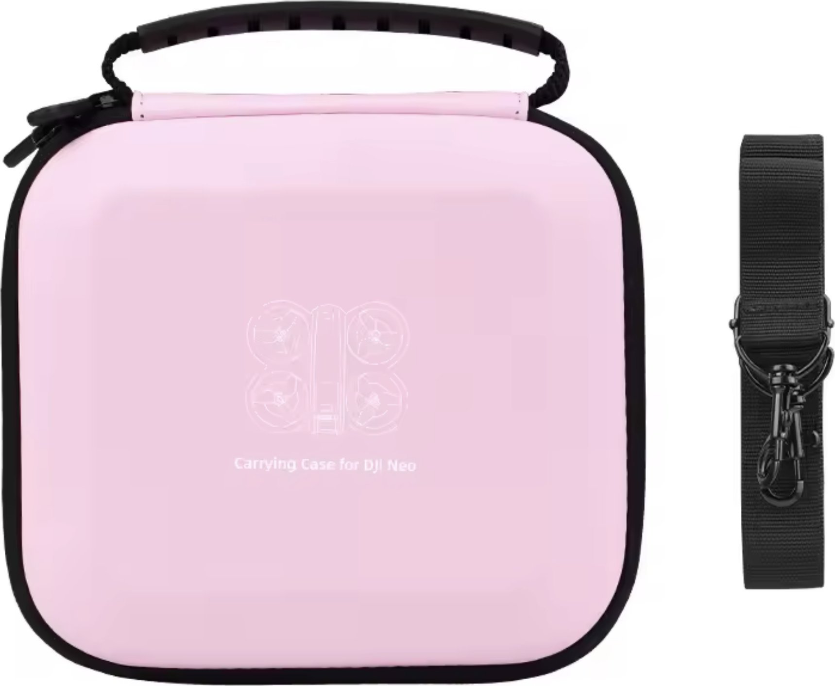 TORBA ETUI HARD CASE FUTERAŁ BRDRC NA DRONA I AKUMULATORY DO DJI NEO (RÓŻOWE)