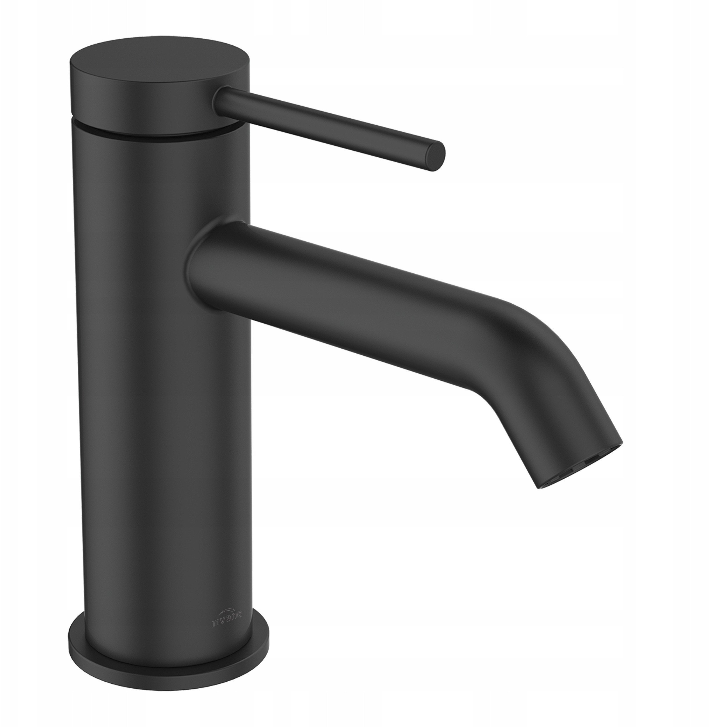 Washbasin faucet INVENA KALITEA, low, black