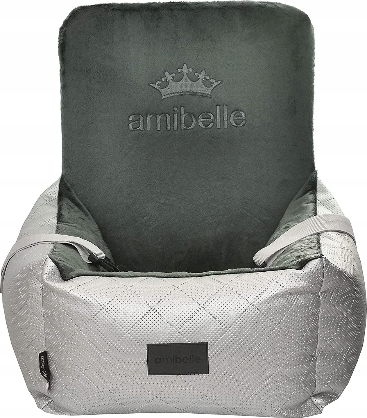 Boutiquezoo Fotelik Samochodowy Dla Psa Transporter Lux Bella Srebrna