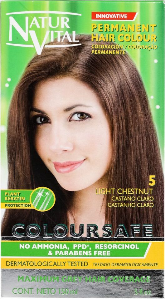 Naturaleza y Vida Farba bez Amoniaku Ochrona Koloru Jasny Kasztan 150 ml