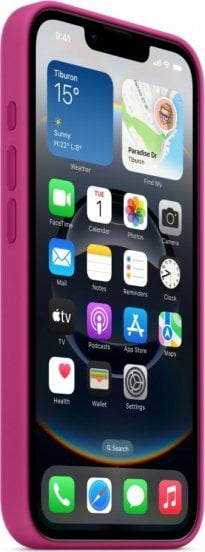 apple Etui silikonowe do iPhonea 16e - żywy róż