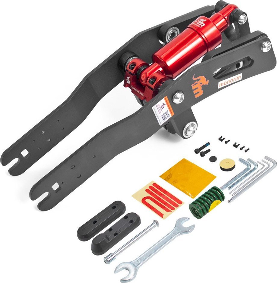 MONORIM Zawieszenie Monorim MF0 do Ninebot F20 / F30 / F40 - kolor Czerwony/Czerwony