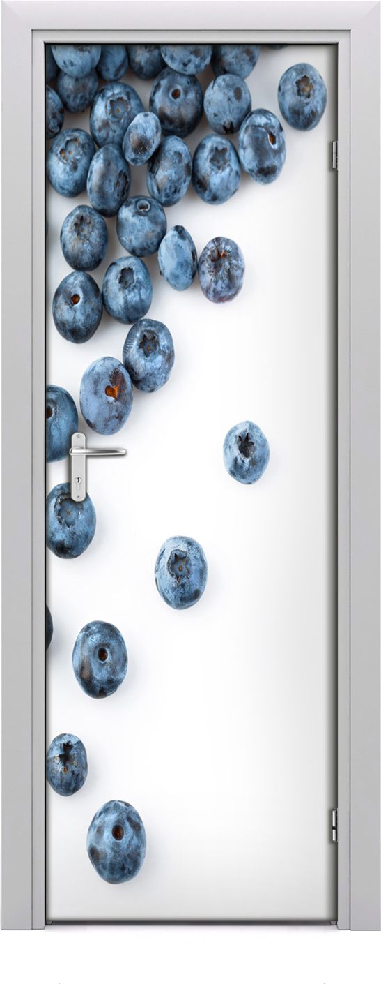 Tulup Fototapeta samoprzylepna na drzwi 75 x 205 cm żurawina