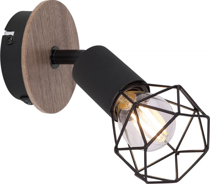 Kinkiet Globo Lampa ścienna LED Ready czarny Globo XARA I 54802S-1H