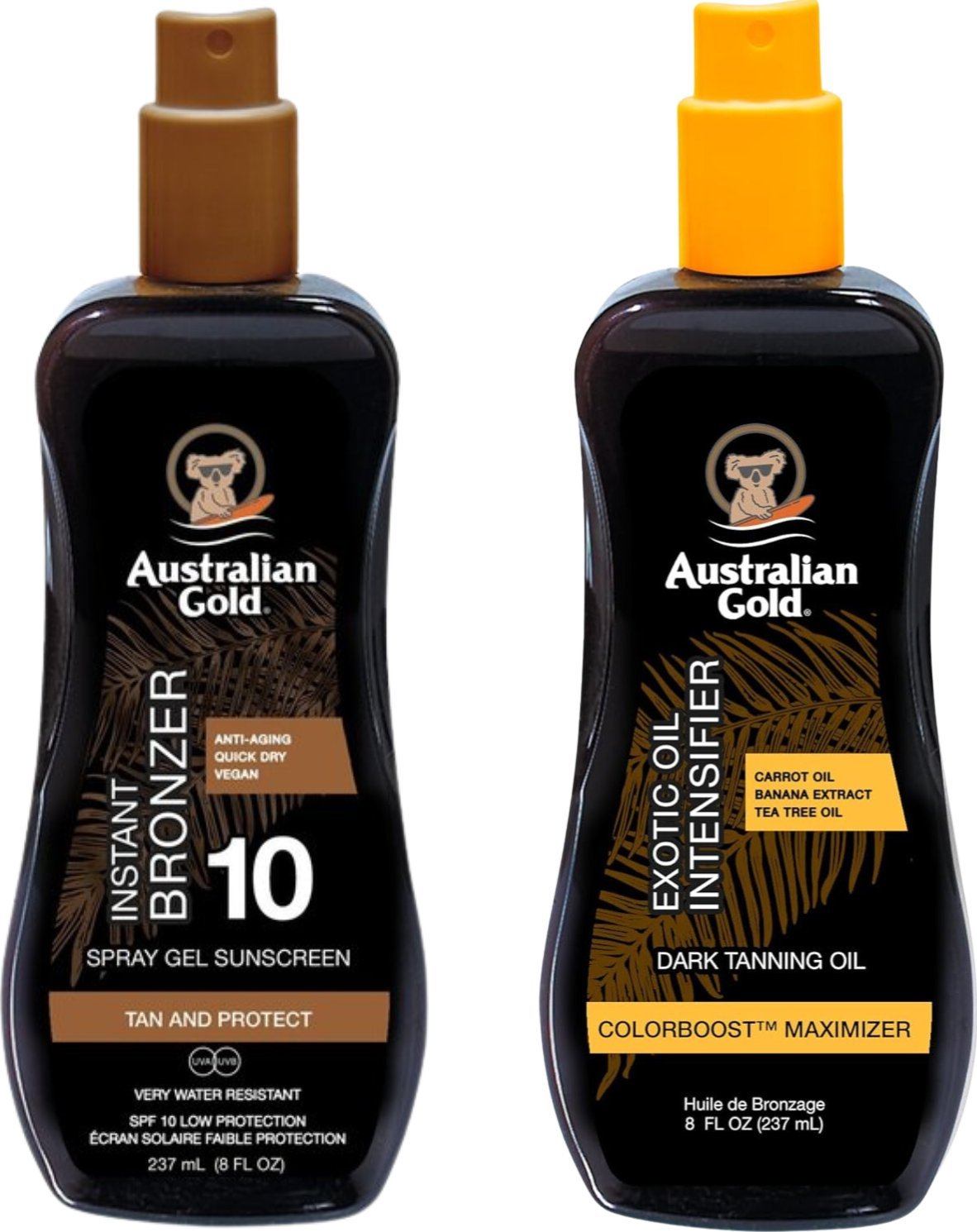 Australian Gold Spray Bronzer SPF10 + Exotic Oil Intensifier