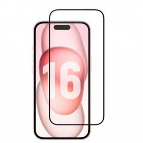 Mocco Full Face / Full Glue Tempered Glass Full Coveraged with Frame Apple iPhone 16 Plus