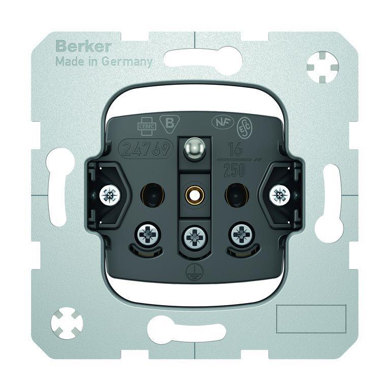 Hager Mechanizm gniazda z uziemieniem z zaciskami śrubowymi (396380)