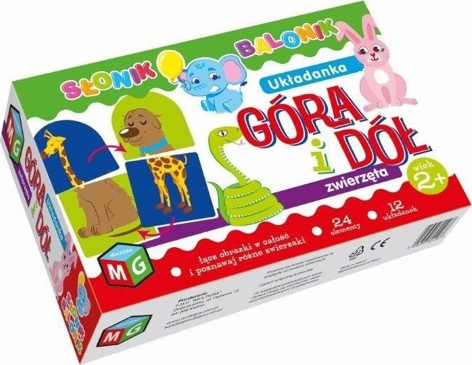 Multigra Góra i dół Zwierzęta - Słonik Balonik