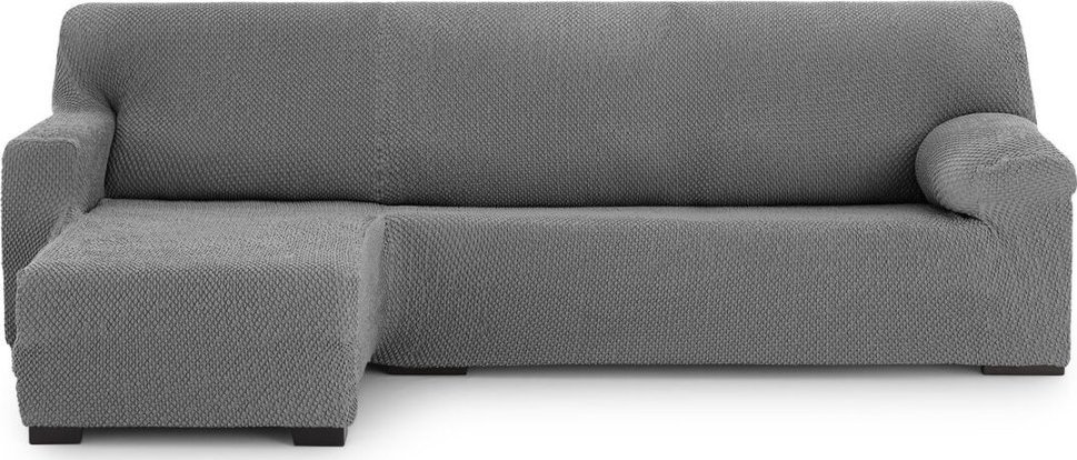 Eysa Confeccion Pokrowiec na lewy szezlong z krótkim ramieniem Eysa THOR Ciemny szary 110 x 110 x 310 cm