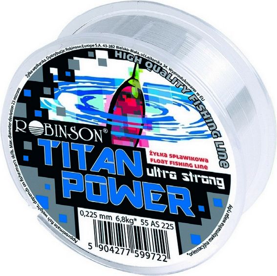 Robinson Żyłka Titan Power Ultra Strong 0.155mm, 100m (55-BU-115)