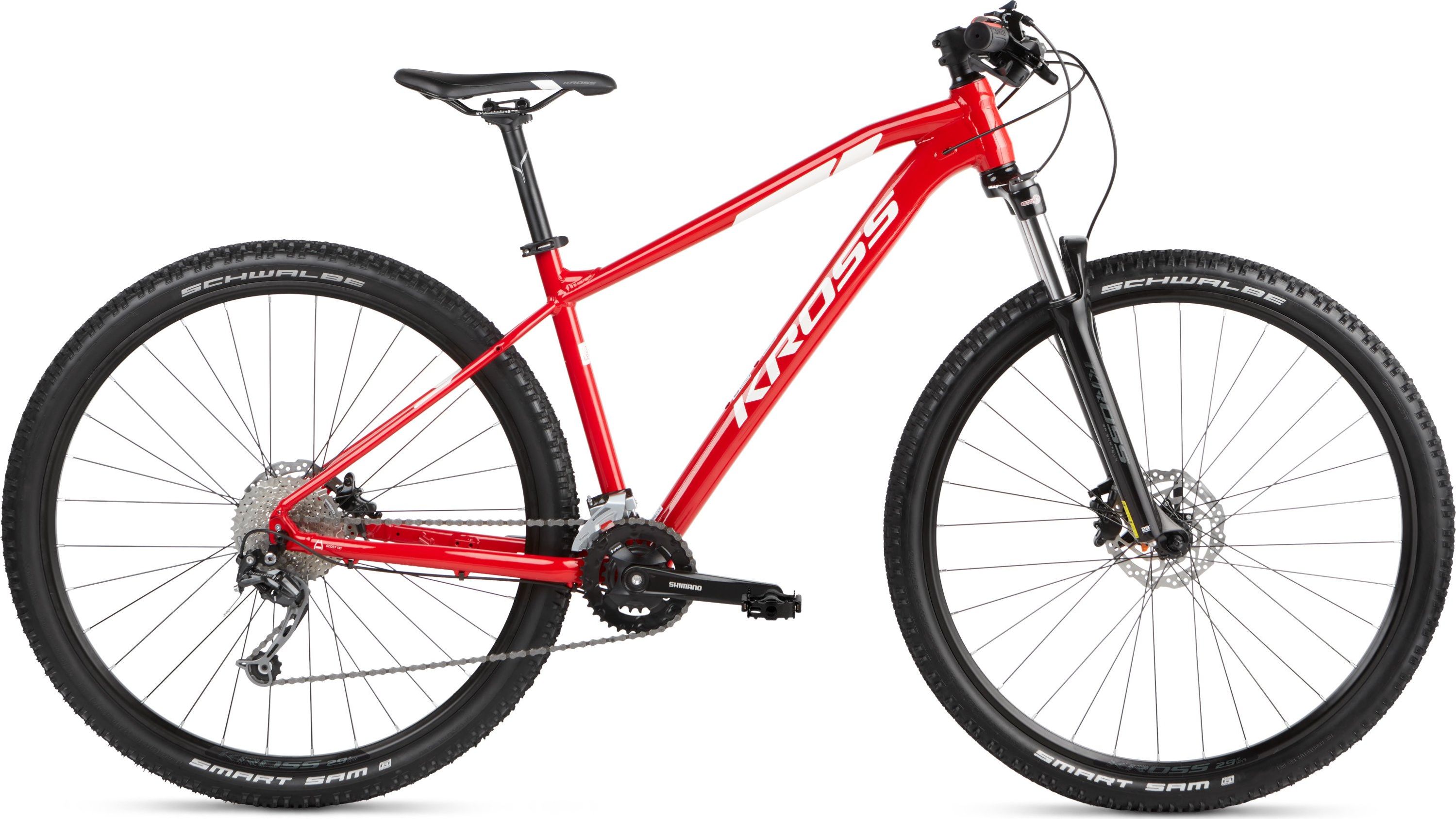 Kross Kross Level 3.0 29 M 17" rower czerwono-biały połysk 12