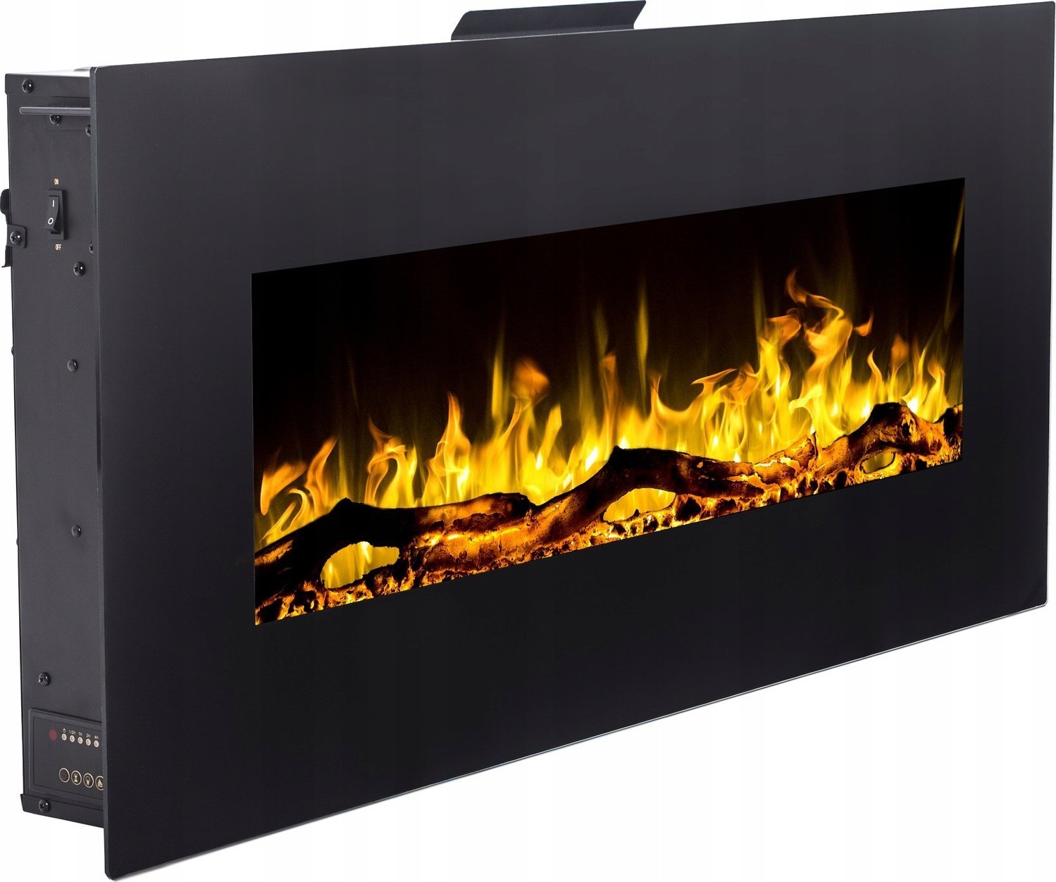 Aflamo Kominek elektryczny LED ścienny Albion 42" Czarny