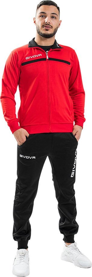 Dres Givova Tuta Givova One czerwono-czarny TT012 1210 M