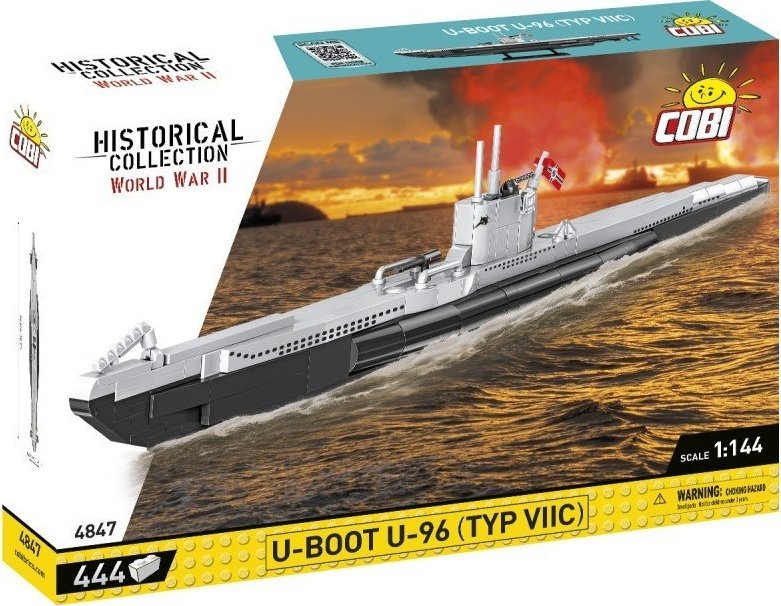Cobi Klocki U-BOOT U-96 (Typ VIIC)