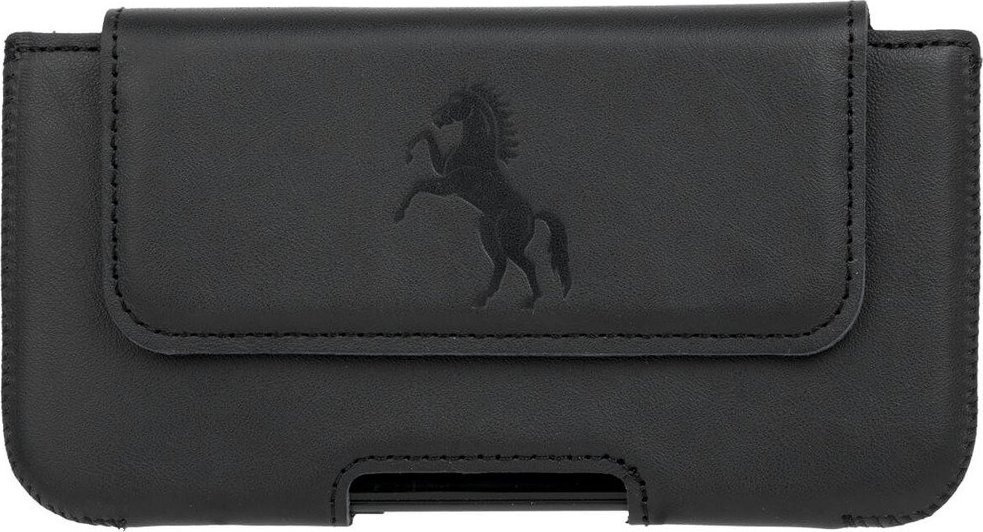 Surazo Kabura na pasek Belt case - Costa Czarny - Koń Samsung Galaxy S4 Mini