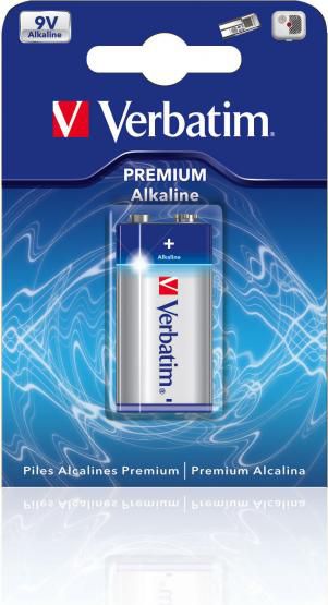 Verbatim Bateria 9V Block 1 szt.