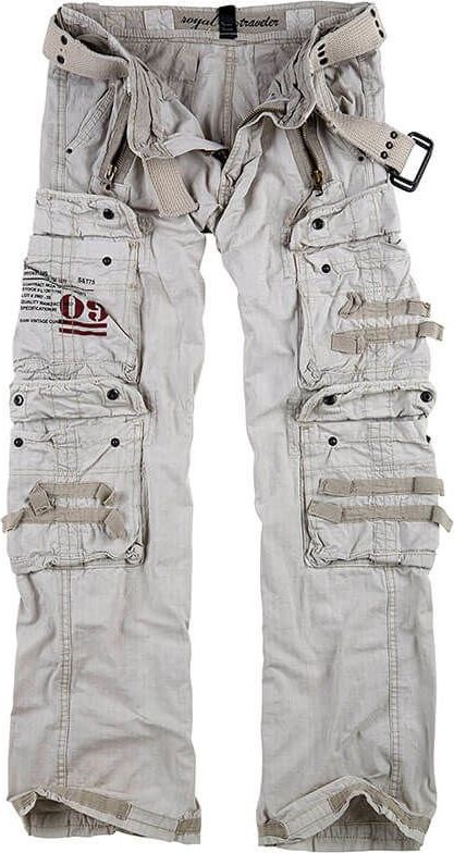 Surplus Surplus Spodnie Bojówki Royal Traveler Białe M